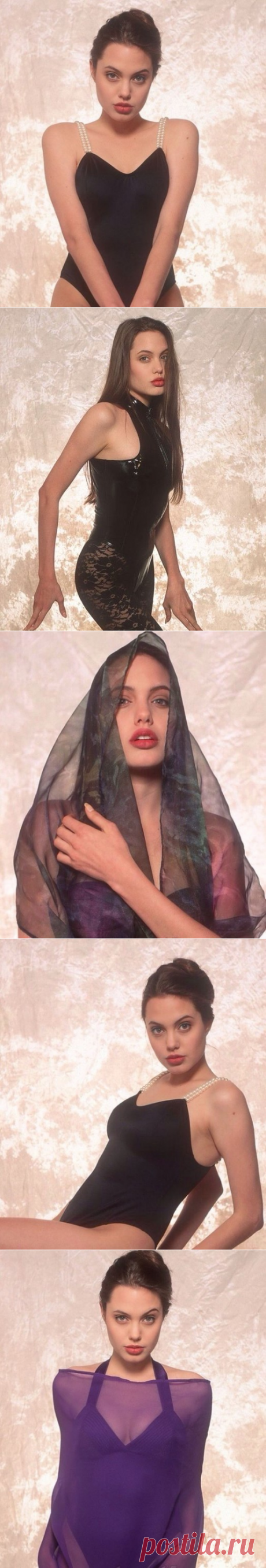 Фотосессия 16-летней Анджелины Джоли, 1991 г.