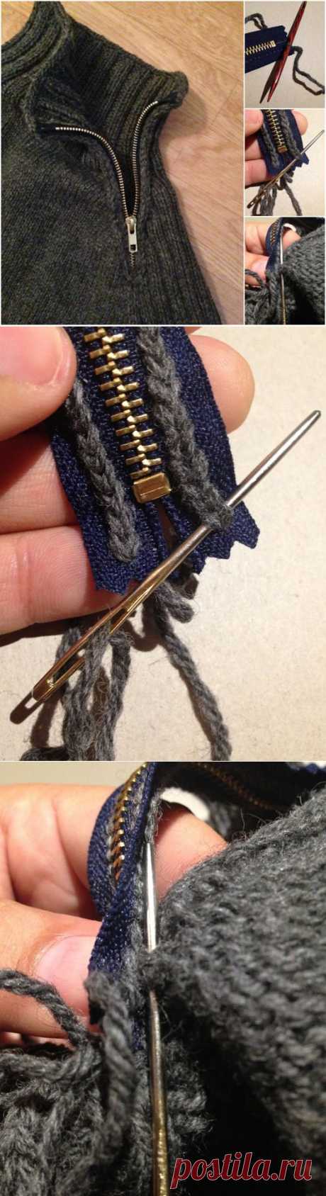 How to DIY Crochet a Zipper into Sweaters | www.FabArtDIY.com