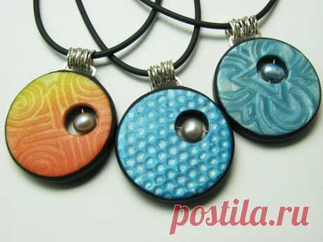 small08pendants2 | Flickr - Photo Sharing! | fimo clay beads how to make different shapes