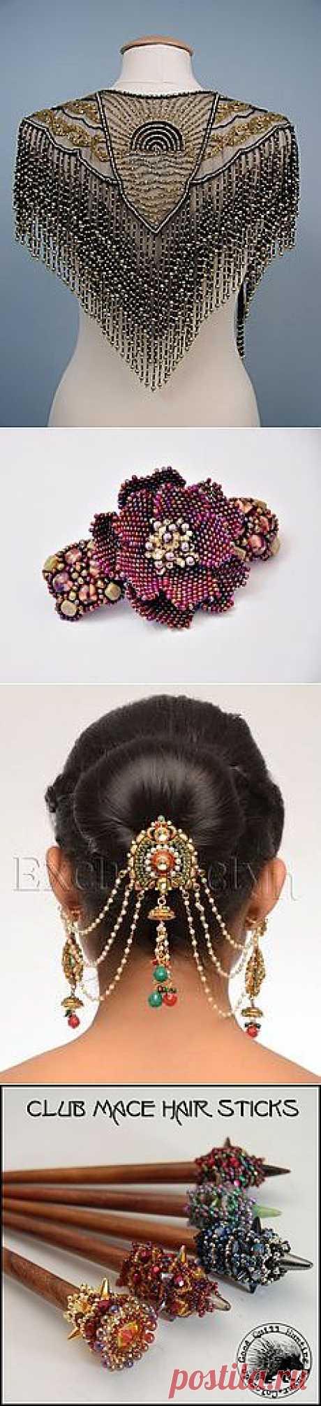 Beaded Hairpieces and Accessories