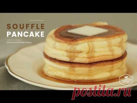촉촉한~ 수플레 팬케이크 만들기 : Souffle Pancake Recipe : スフレパンケーキ | Cooking tree