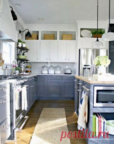 10 неожиданных способов декорировать место над кухонными шкафами