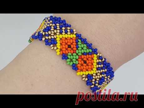 Beaded Bracelet/DIY Bracelet/Браслет из бисера/Как сделать браслет/Браслет своими руками/Бисер