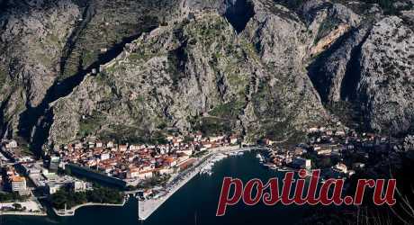 Kotor,view from Vrmac