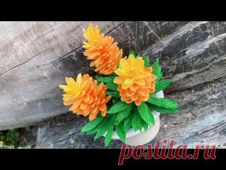 ABC TV | How To Make Paper Flowers With Crepe Paper #36 - Craft Tutorial