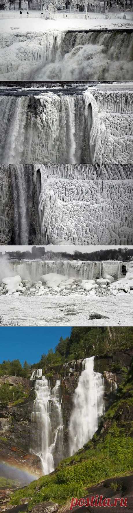 Замерз Ниагарский водопад | Приколисты в картинках