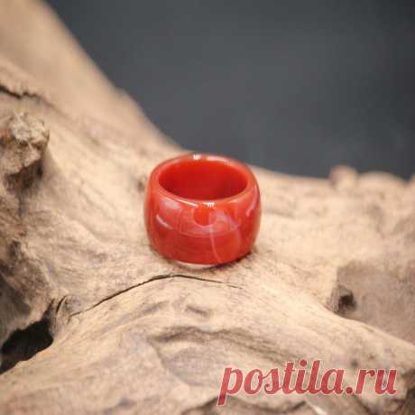 Red Chalcedony Ring-Jade Ring-Jade Jewelry-jade band-Natural | Etsy