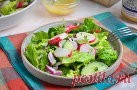 Быстрый салат с редиской и огурцами – простой и вкусный рецепт с фото (пошагово)