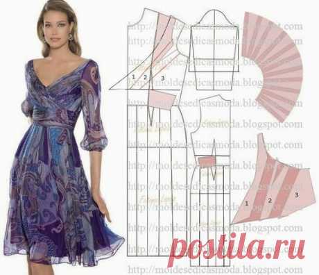 (592) Plantillas de moda para la medida: TRANSFORMACIÓN DE VESTIDOS _43 | moldes de roupas