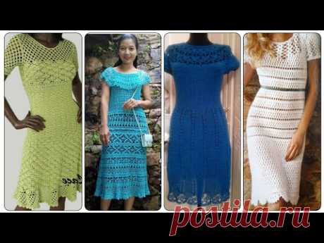 Stylish crochet A-line Midi Skater Dresses/strips shirts Dress/swing Dress
