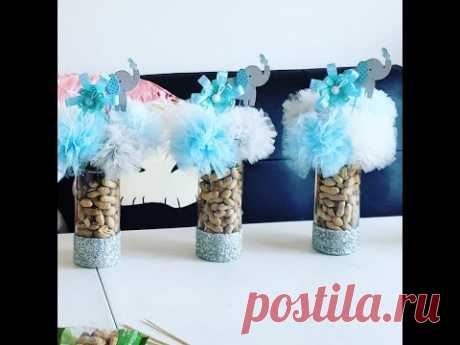 Diy baby shower elephant centerpiece pinterest inspired