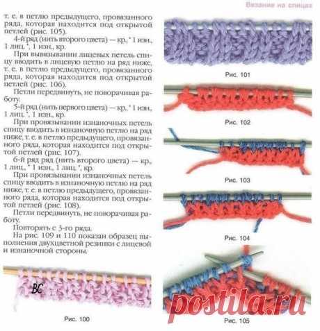 40 видов резинок спицами с описаниями (Вязание спицами) – Журнал Вдохновение Рукодельницы
