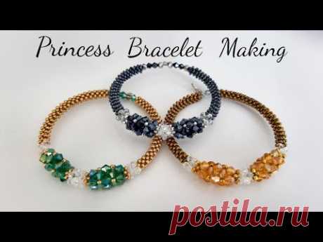 Prenses Bileklik Yapımı  || Princess Bracelet Making #tutorial