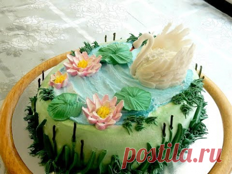 УКРАШЕНИЕ ТОРТОВ, Торт "ЛЕБЕДИНОЕ ОЗЕРО" от  SWEET BEAUTY СЛАДКАЯ КРАСОТА, CAKE DECORATION