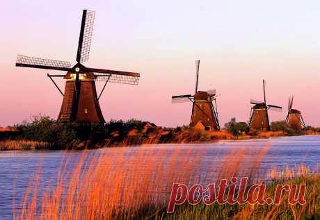 Ветряные мельницы Голландии: Всемирное наследие ЮНЕСКО
