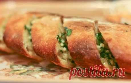 Чесночный багет / Хлеб / TVCook: пошаговые рецепты с фото
