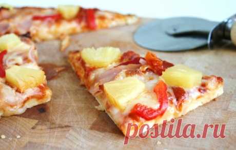 Пицца с ананасами – итальянский пирог с экзотическим вкусом! Готовим