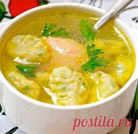 Домашний картофельный суп с галушками: фото рецепт, приготовление, ингредиенты