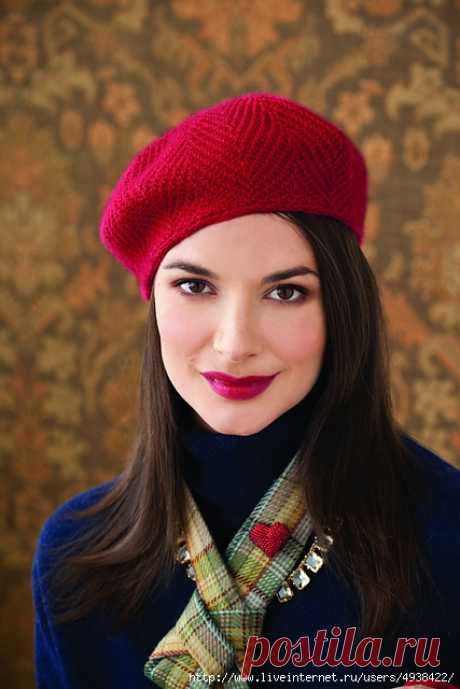 Берет спицами. Slip Stitch Beret by Ysolda Teague.