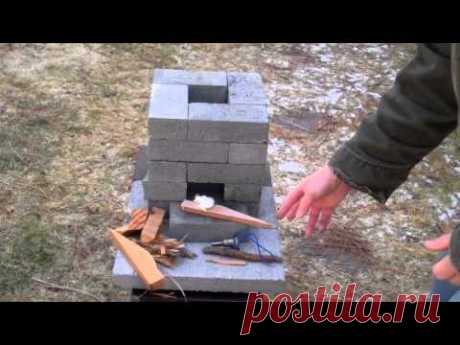 How to build a better brick rocket stove for $10