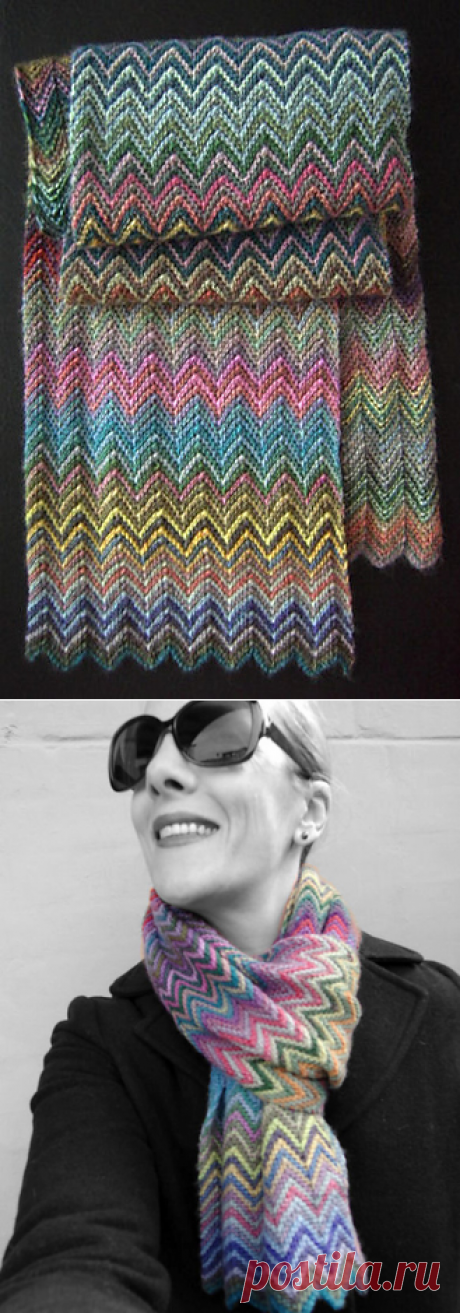 ZickZack Scarf by Christy Kamm