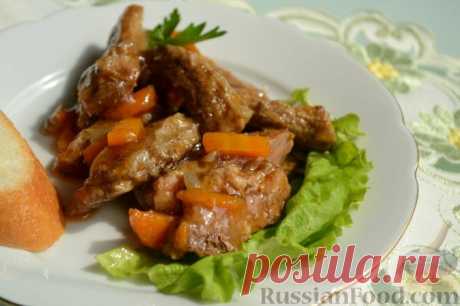 Рецепт: Говяжий гуляш в мультиварке на RussianFood.com