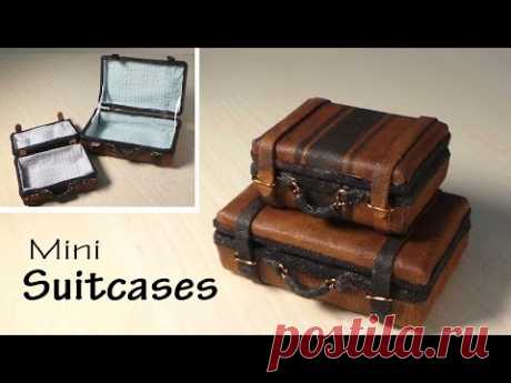 Simple Miniature Suitcase Tutorial - Dolls/Dollhouse