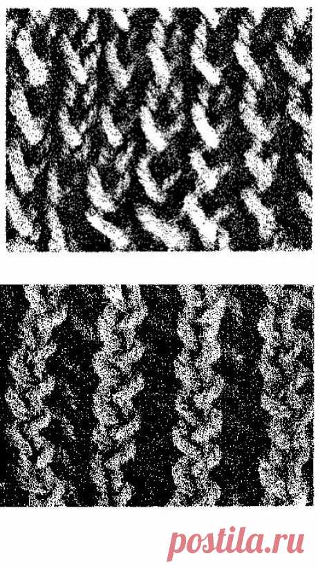 Вязание спицами: виды резинок для вязки