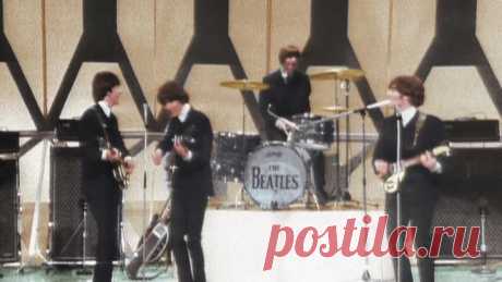 The Beatles - Help! • (From Blackpool Night Out. Colorized.August 1st 1965 • Remastered ᴴᴰ)