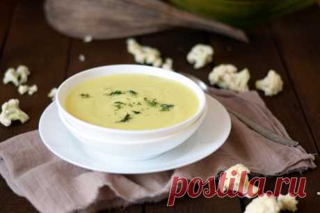 Суп-пюре из цветной капусты / Простые рецепты