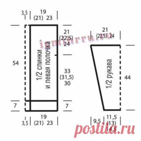 Теплый коричневый жакет с узором из ромбов и отделкой из бахромы. Вязание спицами