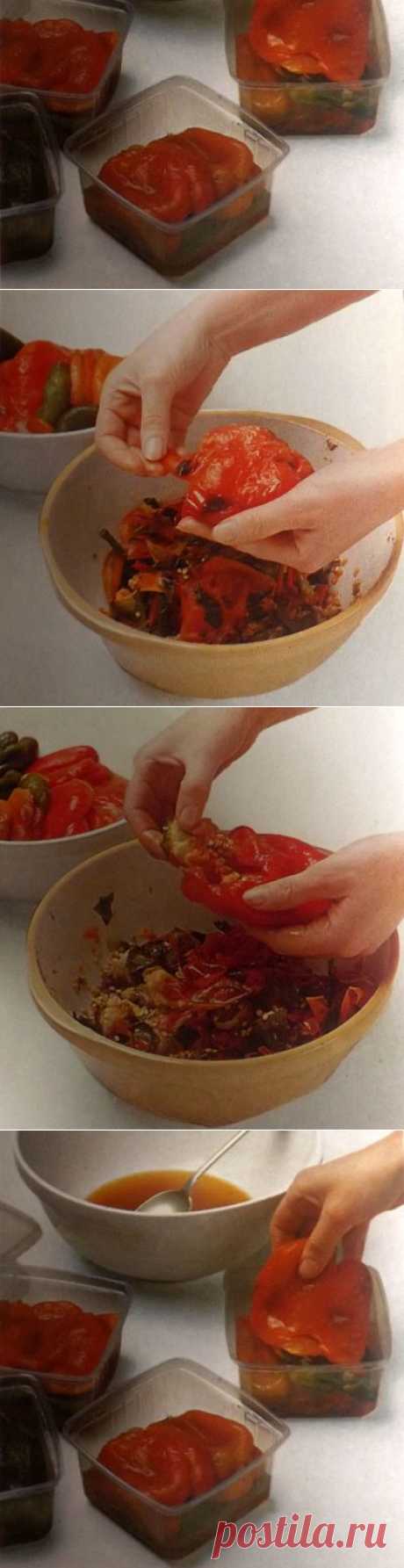 Как приготовить обжаренный сладкий перец замороженный в собственном соку. Фото-рецепт. | Хозяева дома.