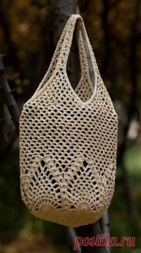 Вязаная сумка | Рукоделие и вязание