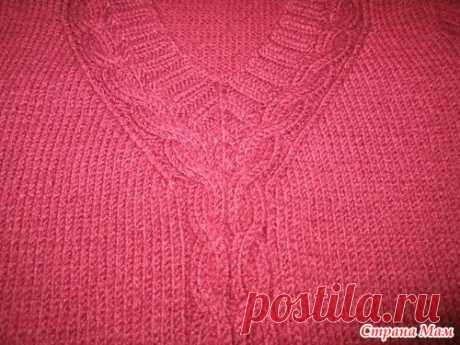 Ода СМ, или пуловер спицами - Вязание - Страна Мам