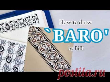 How to draw 'BARO' by BiBi