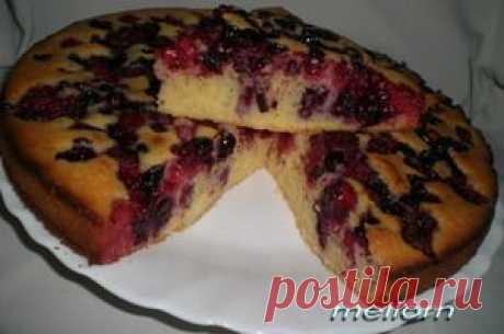 Пирог с замороженными ягодами (фруктами). Рецепт c фото от mellorn 29 января 2010 на koolinar.ru