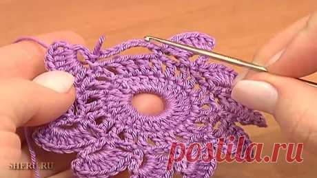 Beautiful Crochet Lace Patterns Урок 12 Вязание ленты в технике ленточного кружева