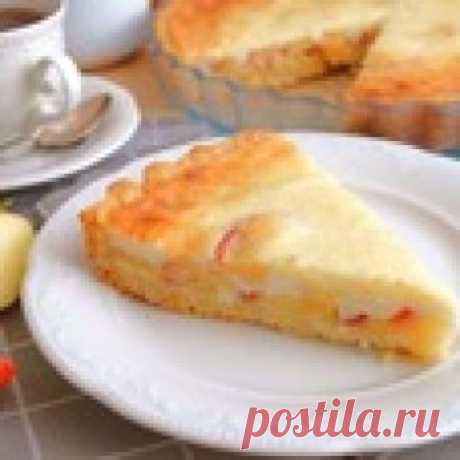 Яблочный песочный пирог Кулинарный рецепт