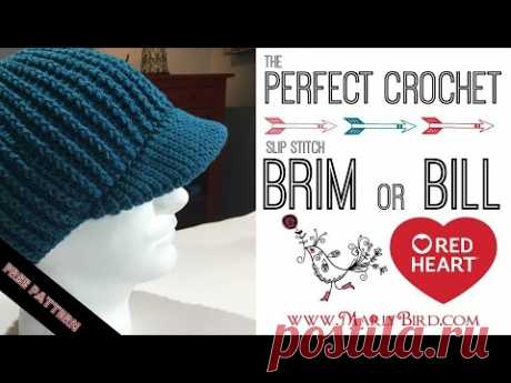 Perfect Crochet Slip Stitch Brim