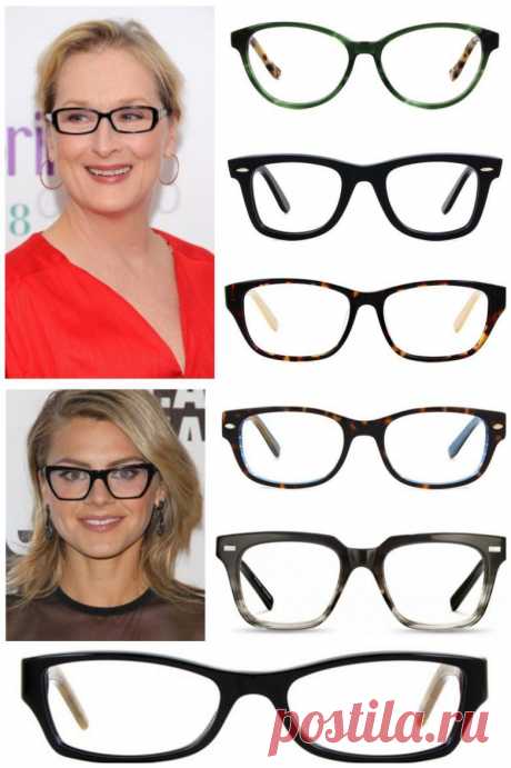 Как правильно выбрать очки: подбираем оправу по форме лица / Все для женщины