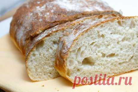 Белый хлеб на пшеничной закваске