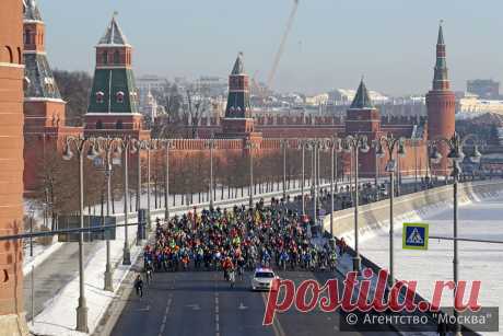 Фотогалерея: Второй зимний Московский Велопарад