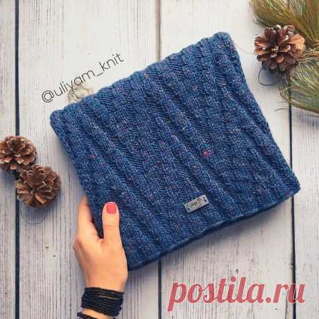 Шарф из твида от uliyam_knit