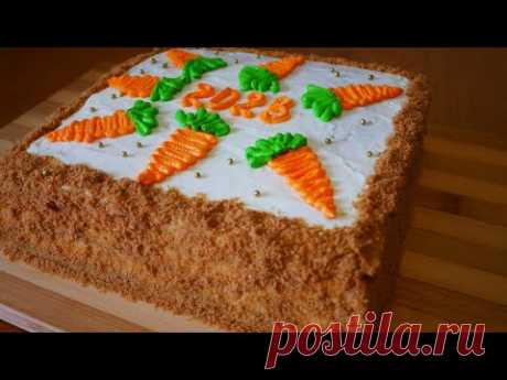 Морковный торт на НОВЫЙ ГОД Торт 2023 на новогодний стол