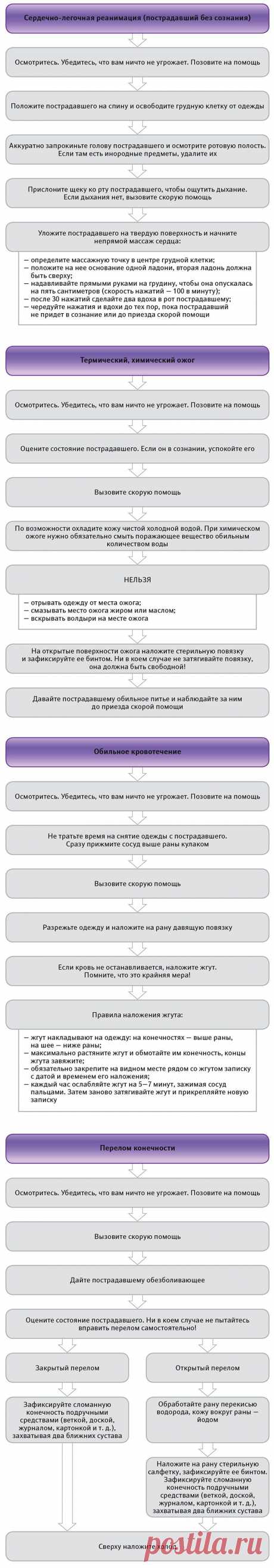 Алгоритм оказания первой помощи – Охрана труда: просто и понятно № 9, сентябрь 2014