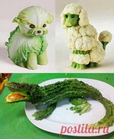 Funny Animals With The Help Of Creative Food Art