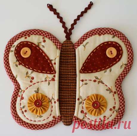 Butterfly Potholder | Flickr - Photo Sharing!