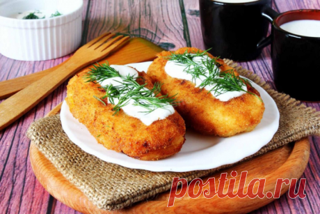 Картофельные зразы с грибами – рецепт постного блюда