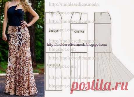 Найдено на сайте moldesedicasmoda.blogspot.com.