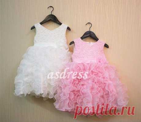 Pink Flower Girl Dress Pink Girl Dress Tulle Dress от ASDRESS